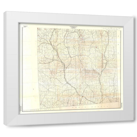 Selected Minerals Montana - Bentley 1964 White Modern Wood Framed Art Print by Bentley