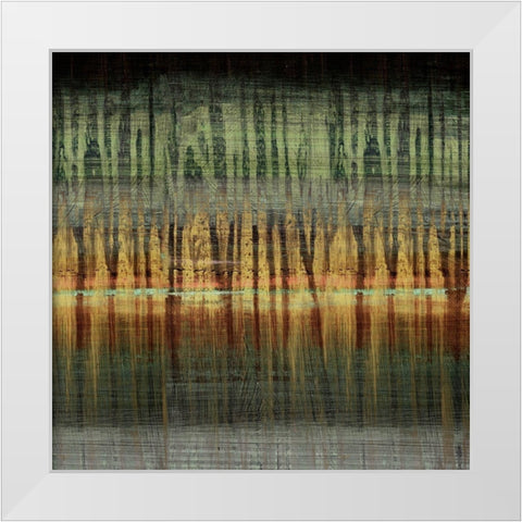 Summer Reed II White Modern Wood Framed Art Print by Brey