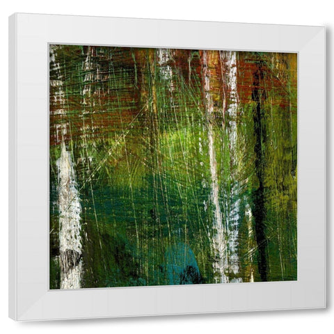 Enchantment III White Modern Wood Framed Art Print by Brey