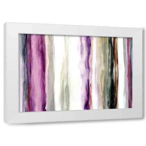 Sonoma Rain White Modern Wood Framed Art Print by Brey