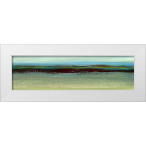 Seaview Abstract I White Modern Wood Framed Art Print by Brey