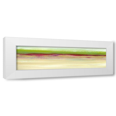 Seaview Abstract II White Modern Wood Framed Art Print by Brey