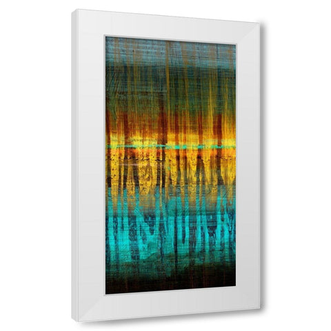 Summer Reeds Dawn I White Modern Wood Framed Art Print by Brey