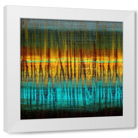 Summer Reeds Dawn II White Modern Wood Framed Art Print by Brey