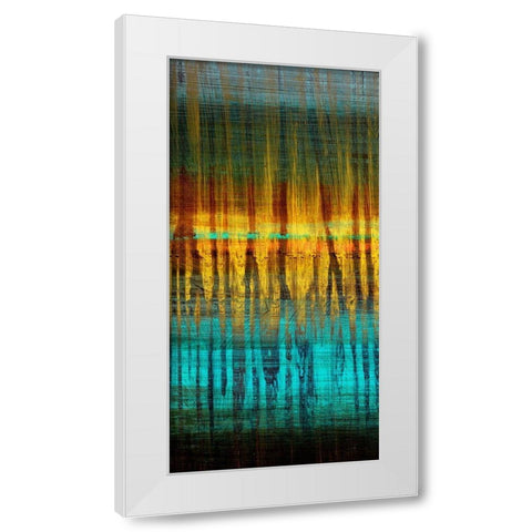 Summer Reeds Dawn III White Modern Wood Framed Art Print by Brey
