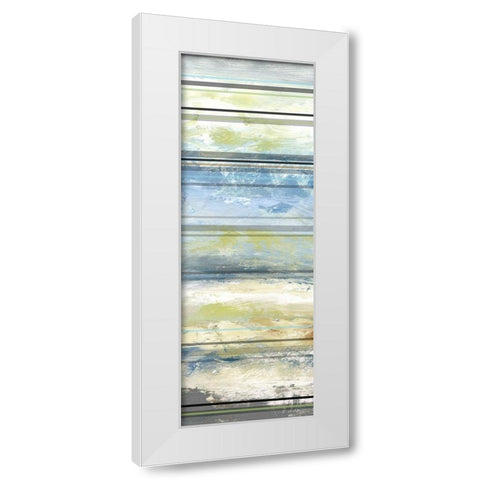 Planks I White Modern Wood Framed Art Print by Brey