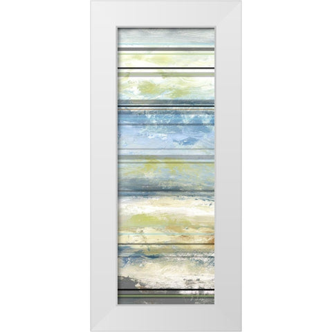 Planks I White Modern Wood Framed Art Print by Brey