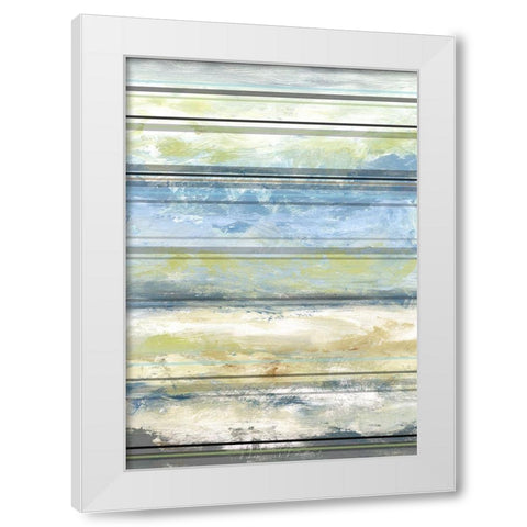Planks III White Modern Wood Framed Art Print by Brey