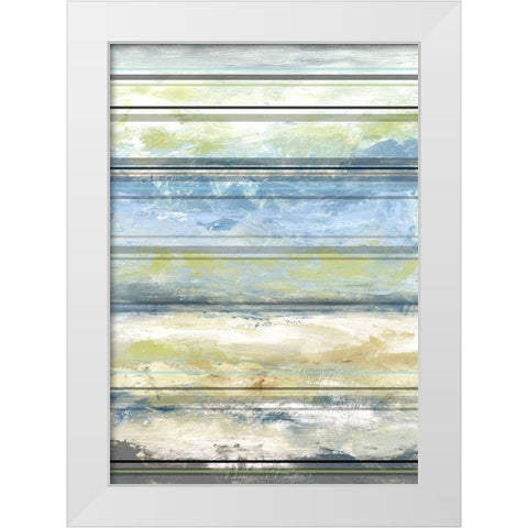 Planks III White Modern Wood Framed Art Print by Brey