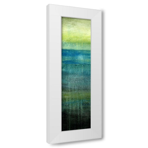 Sea Mist I White Modern Wood Framed Art Print by Brey