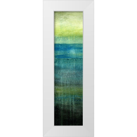 Sea Mist I White Modern Wood Framed Art Print by Brey