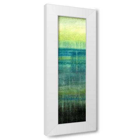 Sea Mist III White Modern Wood Framed Art Print by Brey