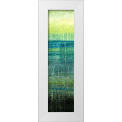Sea Mist III White Modern Wood Framed Art Print by Brey