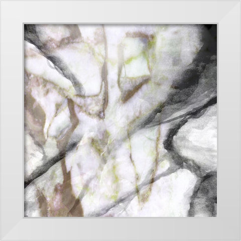 Granite Warm I White Modern Wood Framed Art Print by Franklin