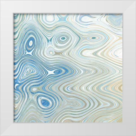 Maze II White Modern Wood Framed Art Print by Franklin