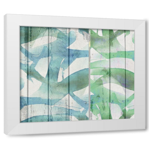 Water Mark II White Modern Wood Framed Art Print by Franklin