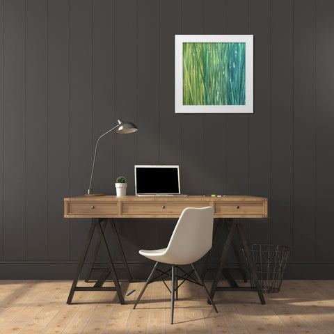 Natural Dance II White Modern Wood Framed Art Print by Franklin