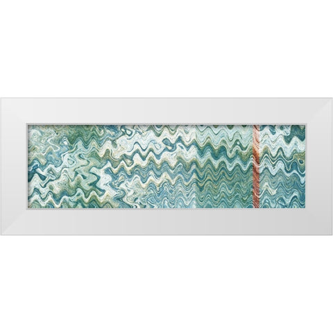 Underwater II White Modern Wood Framed Art Print by Franklin