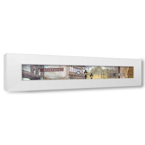 Across America I White Modern Wood Framed Art Print by Franklin