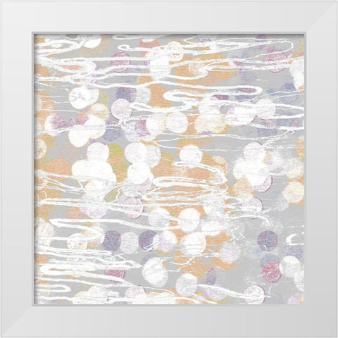 Tangled Gray I White Modern Wood Framed Art Print by Franklin