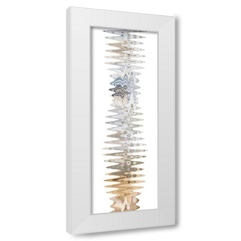 Wavy II White Modern Wood Framed Art Print by Franklin
