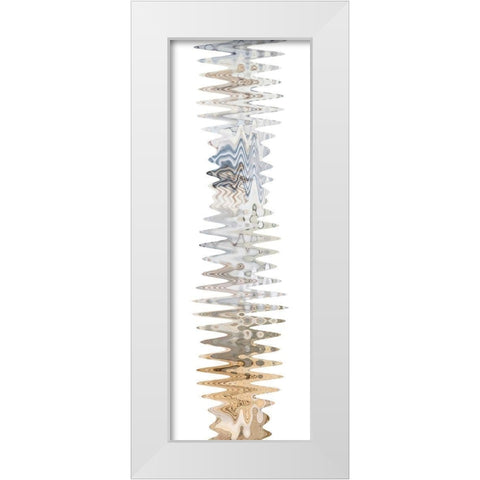 Wavy II White Modern Wood Framed Art Print by Franklin