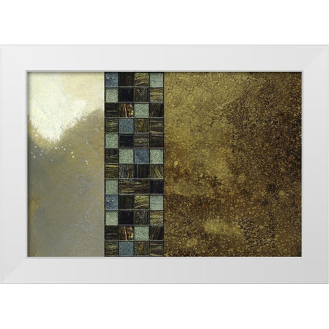 All the Glitters White Modern Wood Framed Art Print by Simons