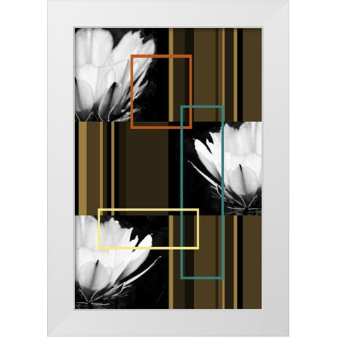 Contempo II White Modern Wood Framed Art Print by Simons