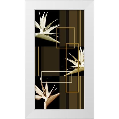 Contempo IV White Modern Wood Framed Art Print by Simons