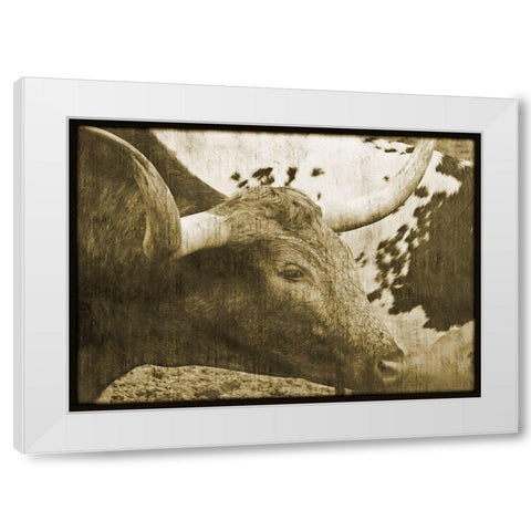 George White Modern Wood Framed Art Print by Simons
