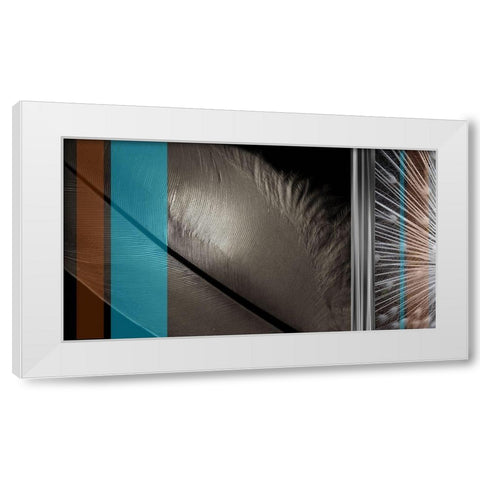 Light as a Feather I White Modern Wood Framed Art Print by Simons