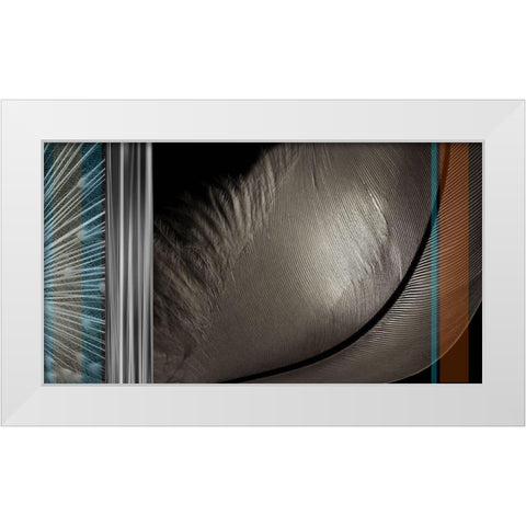 Light as a Feather II White Modern Wood Framed Art Print by Simons