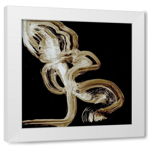 Passe White Modern Wood Framed Art Print by Simons