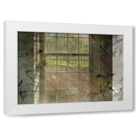Urban Viewpoint White Modern Wood Framed Art Print by Simons