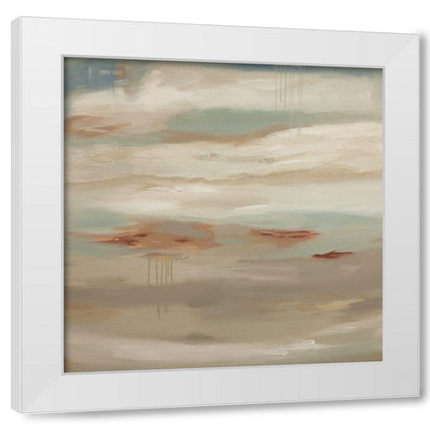 Intentions White Modern Wood Framed Art Print by Hinz
