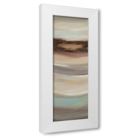 Texturescape A White Modern Wood Framed Art Print by Hinz