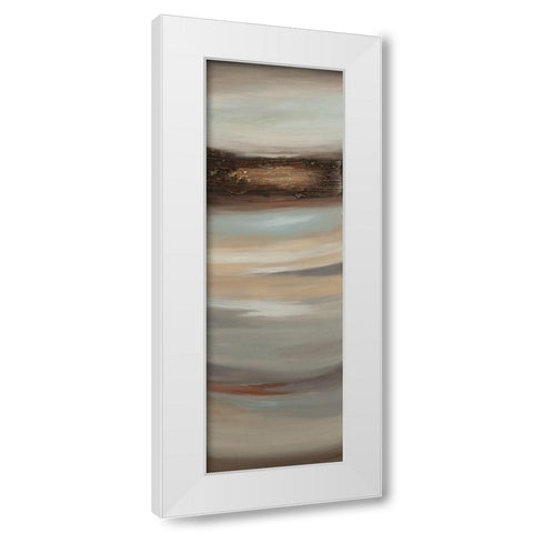 Texturescape C White Modern Wood Framed Art Print by Hinz