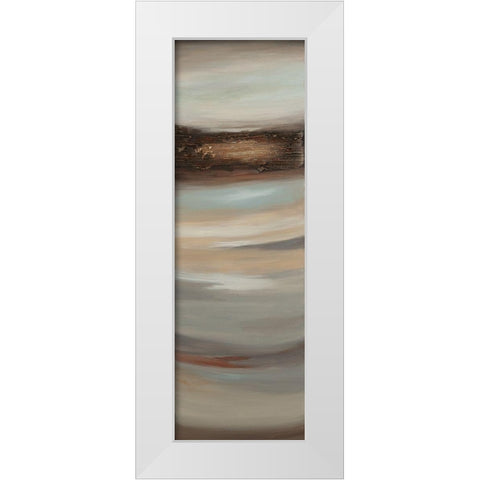 Texturescape C White Modern Wood Framed Art Print by Hinz