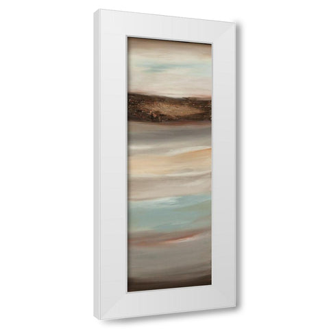 Texturescape E White Modern Wood Framed Art Print by Hinz