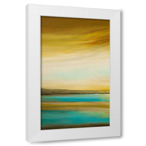 Brilliance I White Modern Wood Framed Art Print by Hinz