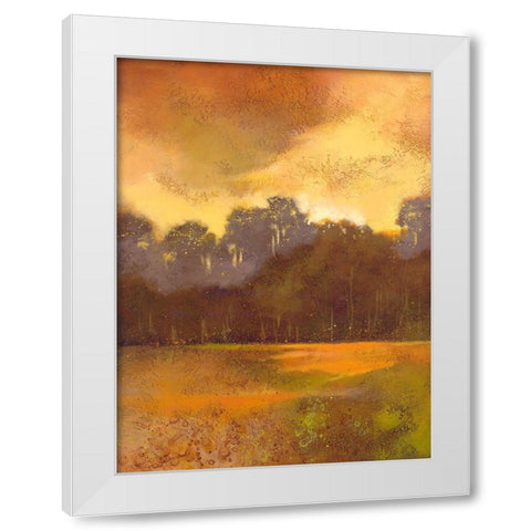 Autumn Forest I White Modern Wood Framed Art Print by Larson