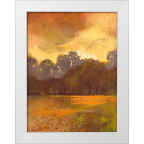 Autumn Forest I White Modern Wood Framed Art Print by Larson