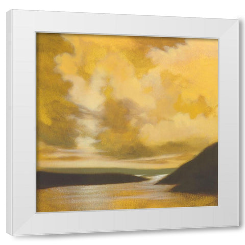 Dusk I  White Modern Wood Framed Art Print by Larson