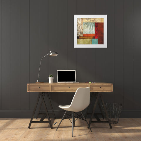 Organic Abstract II White Modern Wood Framed Art Print by Larson
