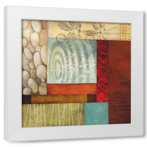 Organic Abstract II White Modern Wood Framed Art Print by Larson