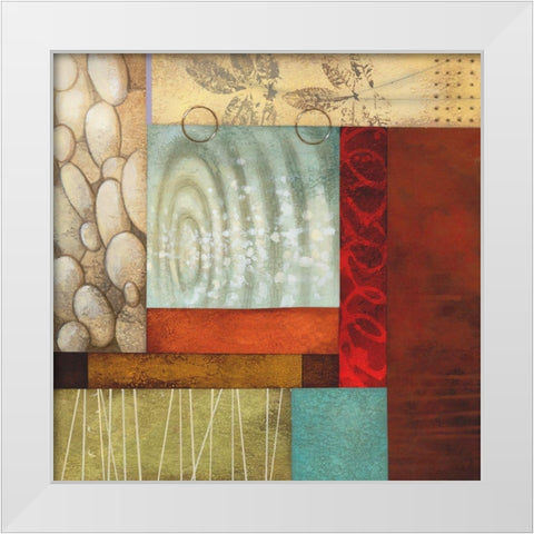 Organic Abstract II White Modern Wood Framed Art Print by Larson