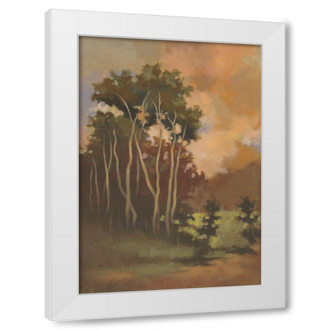 Stillness I White Modern Wood Framed Art Print by Larson