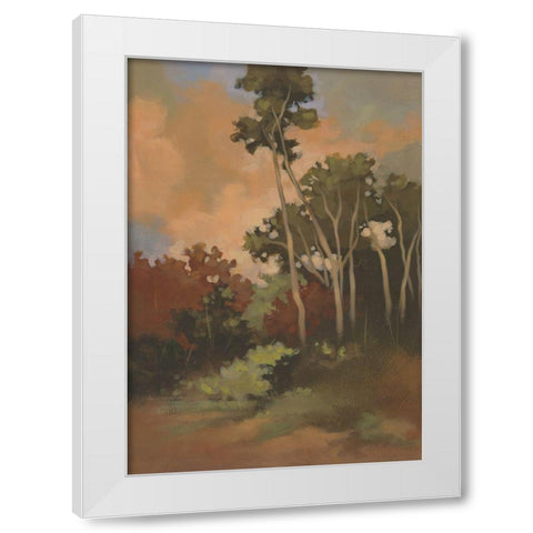 Stillness II White Modern Wood Framed Art Print by Larson