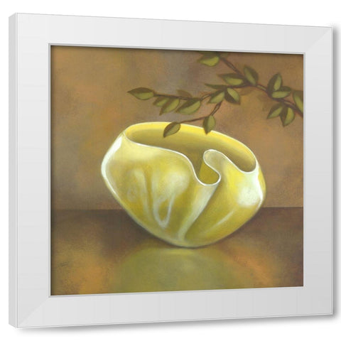Crystal Mate II White Modern Wood Framed Art Print by Davis