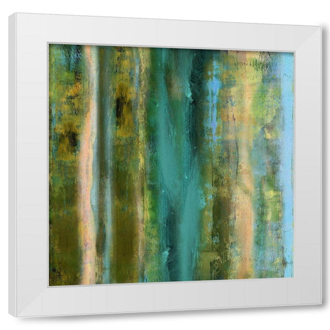 Inverse 180 I White Modern Wood Framed Art Print by King
